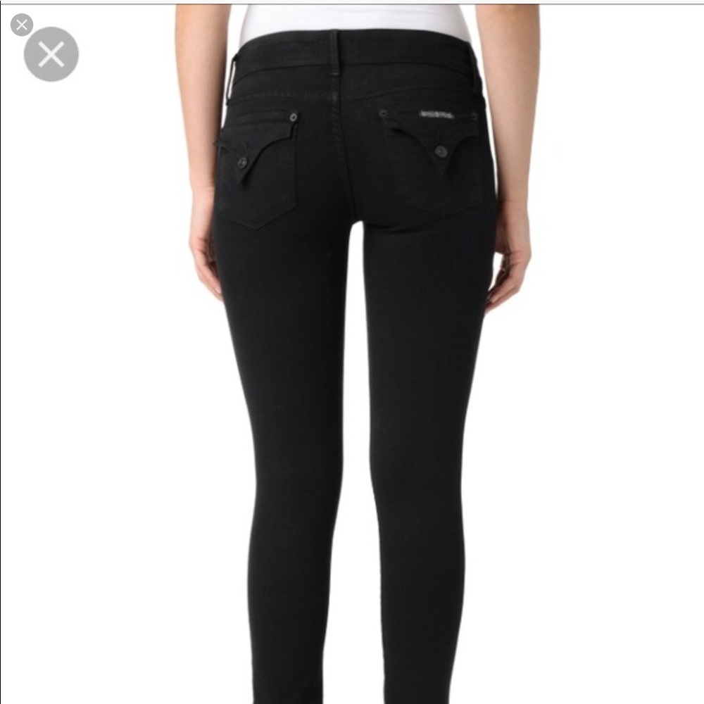Hudson Black Nicole Ankle Skinny